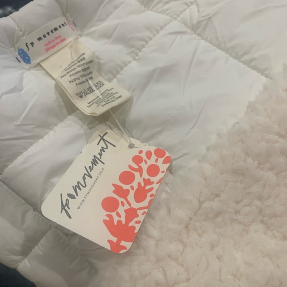 FP Movement Cream Quilted Scarf